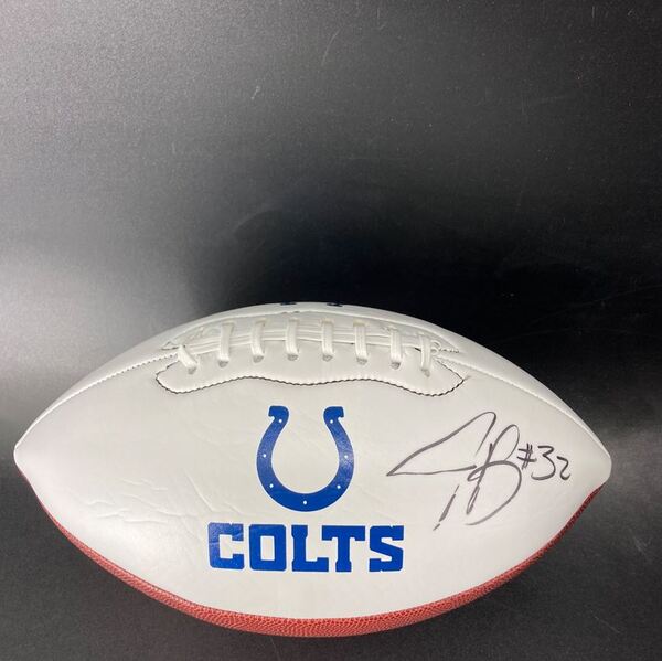 Colts - Julian Blackmon Signed Panel Ball - Not Authenticated
