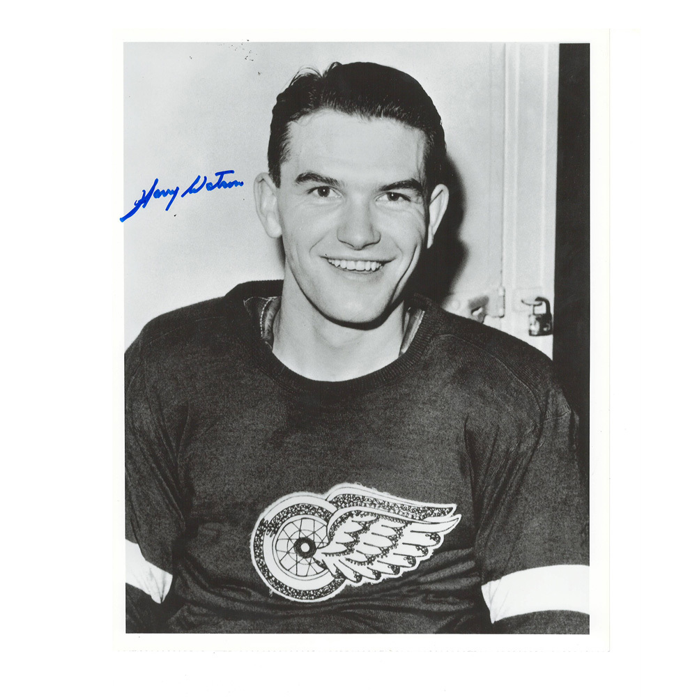 HARRY WATSON Signed Detroit Red Wings 8 X 10 Photo - 70375