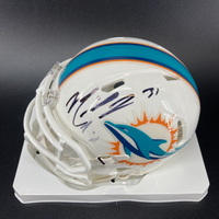 Dolphins - Michael Thomas Signed Mini Helmet