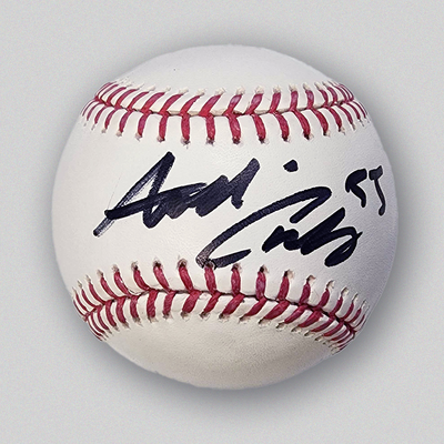 Audi Crooks Autographed Baseball