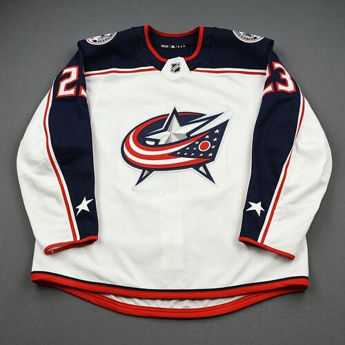 Image of Matteau, Stefan<br>White Set 1<br>Columbus Blue Jackets<br>2019-20<br>#23