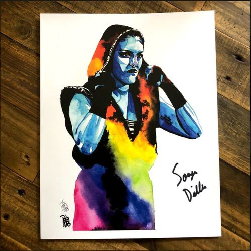 Sonya Deville SIGNED 11 x 14 Rob Schamberger Print