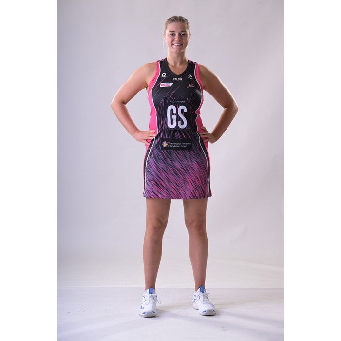 Eleanor Cardwell Adelaide Thunderbirds 2023 Signed Match-Worn Home Dress
