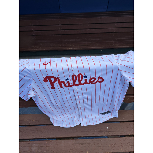 Kyle Schwarber Autographed Home Jersey | Philadelphia