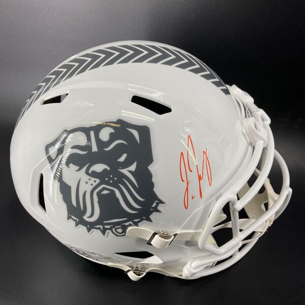 NFL - Browns Jerry Jeudy Signed STS Replica Speed Helmet