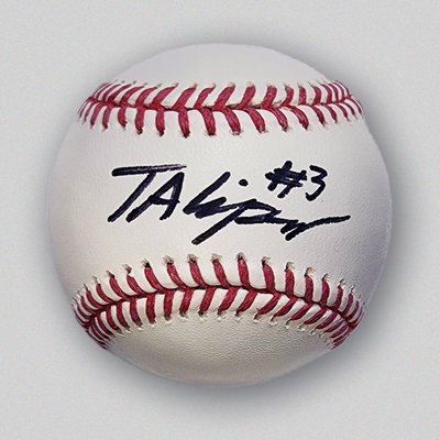 Tamin Lipsey Autographed Baseball