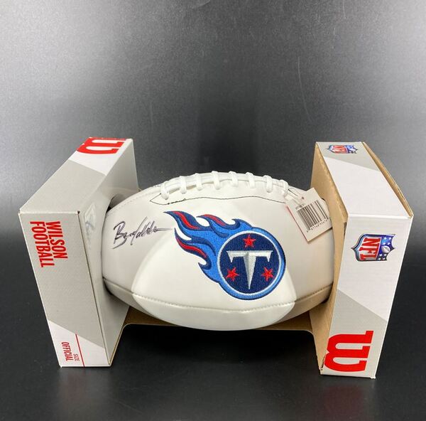 Titans - Coach Brian Callahan Signed Panel Ball With Titans Logo - Unaut...