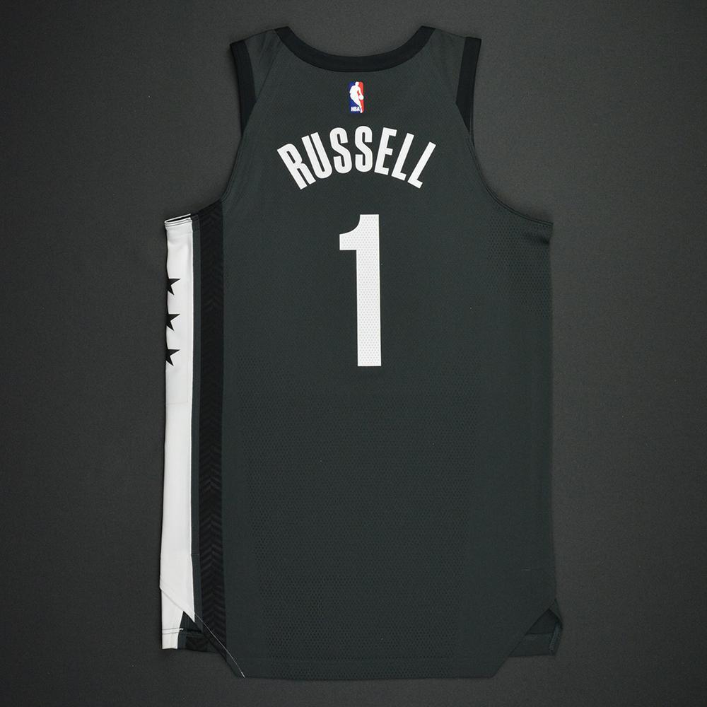 D'Angelo Russell Brooklyn Nets Statement GameIssued Jersey 2017
