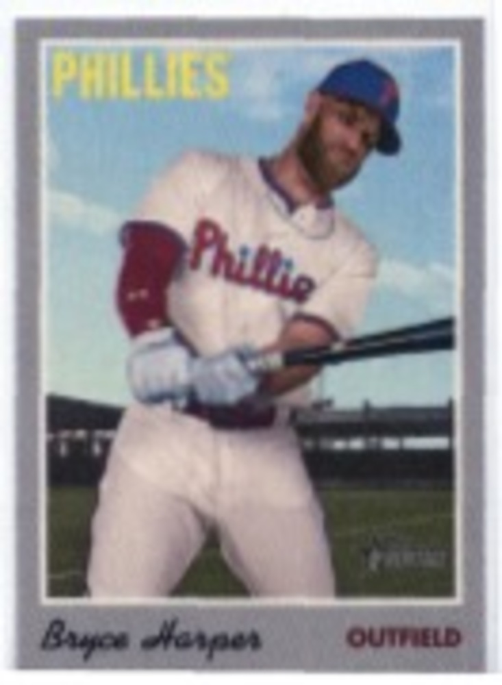 2019 Topps Heritage '70 Topps Stickers #22 Bryce Harper