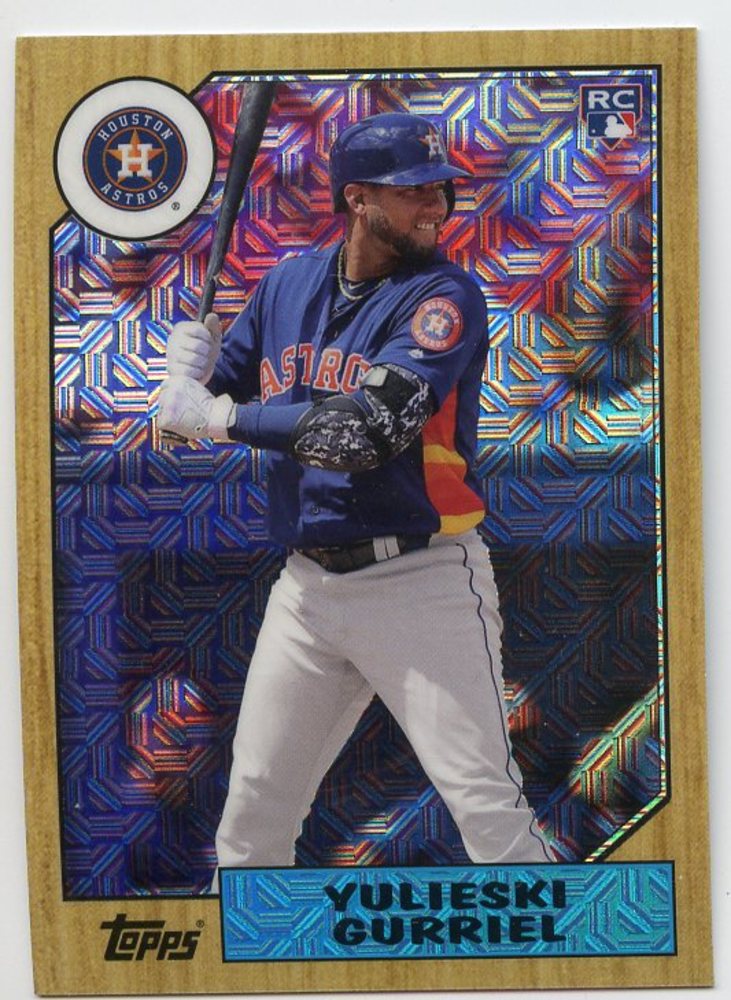 2017 Topps '87 Topps Silver Pack Chrome #87YG Yulieski Gurriel S2