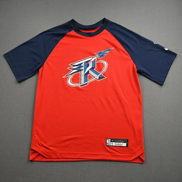 Jalen Green Houston Rockets GameWorn City Edition LongSleeved