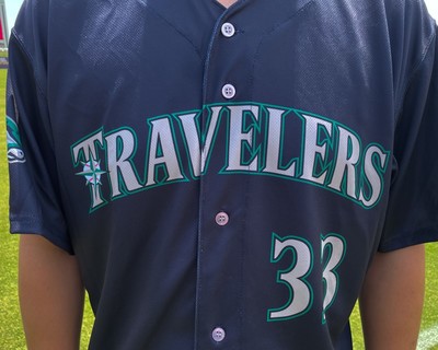 Arkansas Travelers Salute to Seattle Night Jersey - Devin Sweet #16