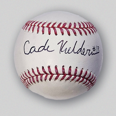 Cade Kelderman Autographed Baseball