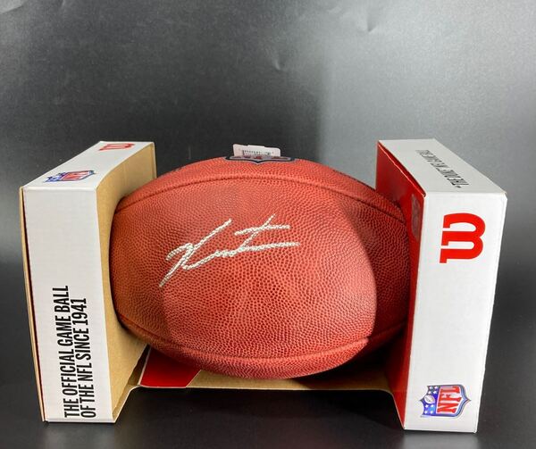 NFL - Eagles Jalen Carter signed authentic football