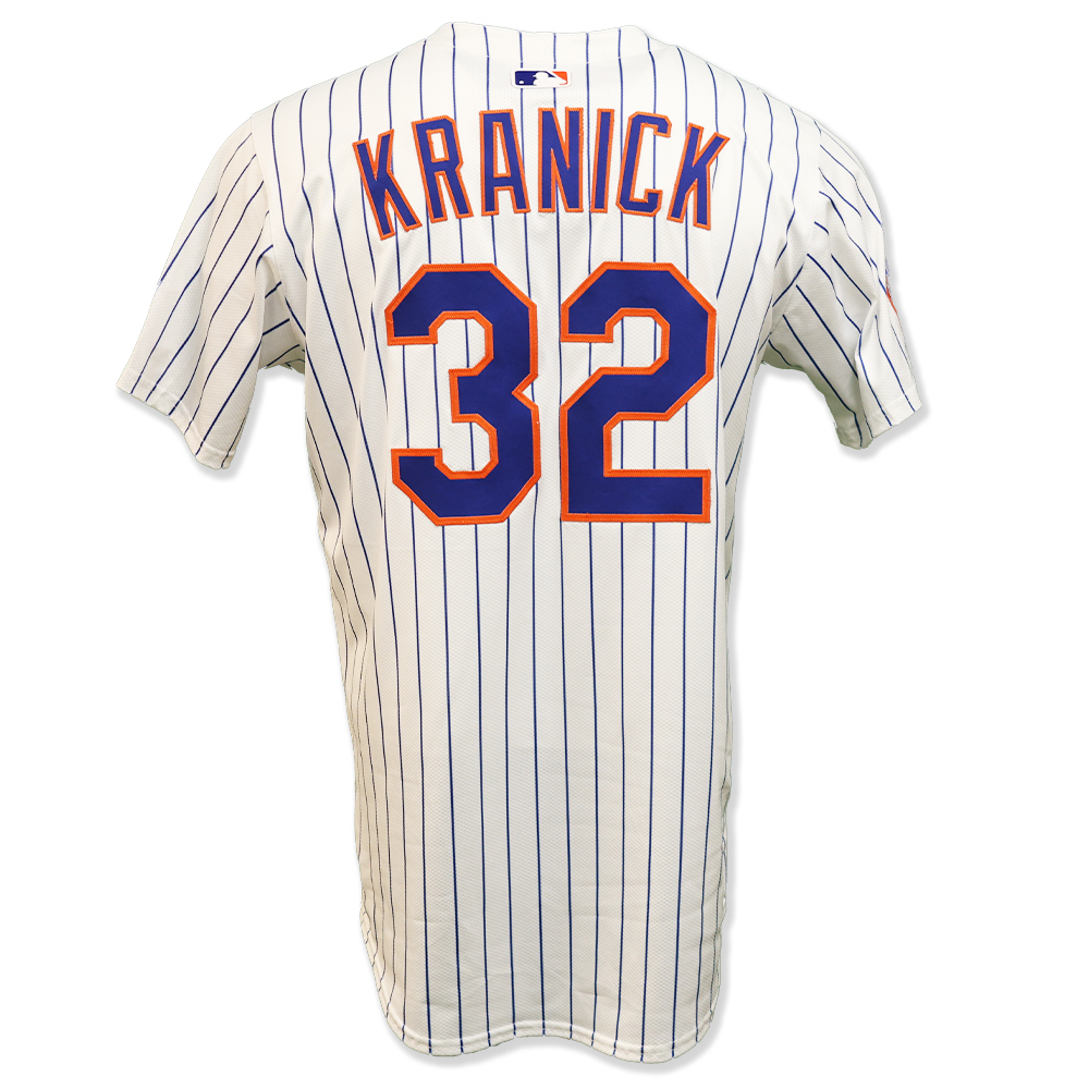 Max Kranick #32 - Team Issued White Pinstripe Jersey - 2025 Season