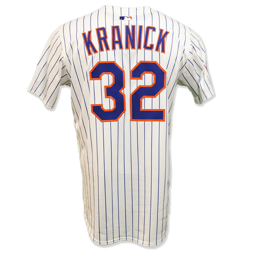 Max Kranick #32 - Team Issued White Pinstripe Jersey - 2025 Season