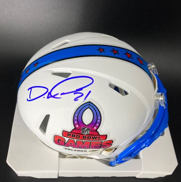 NFL - Browns Denzel Ward Signed Pro Bowl Games Mini Helmet
