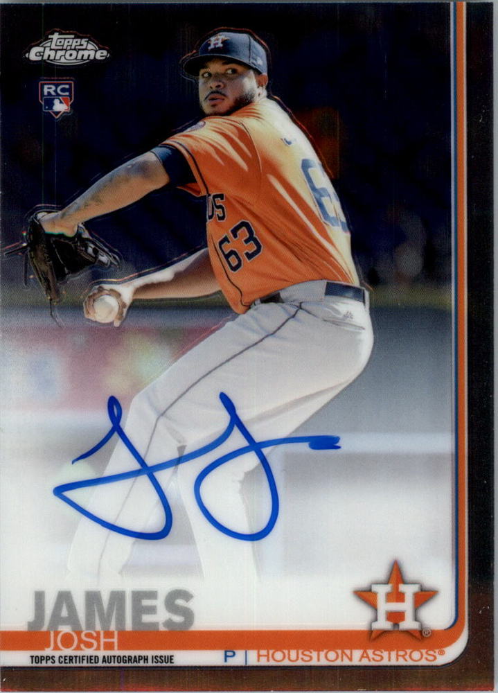 2019 Topps Chrome Rookie Autographs #RAJJ Josh James