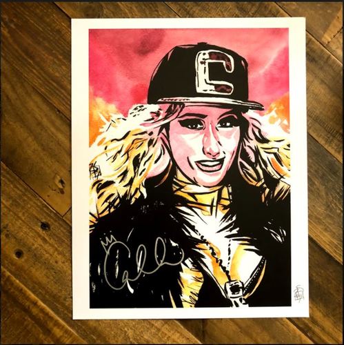 Carmella SIGNED 11 x 14 Rob Schamberger Print