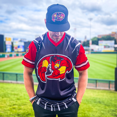 Rochester Red Wings Defenders of the Diamond Jersey #59 issued to Joel Peguero