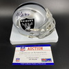 NFL - Raiders AJ Cole Signed Mini Helemt