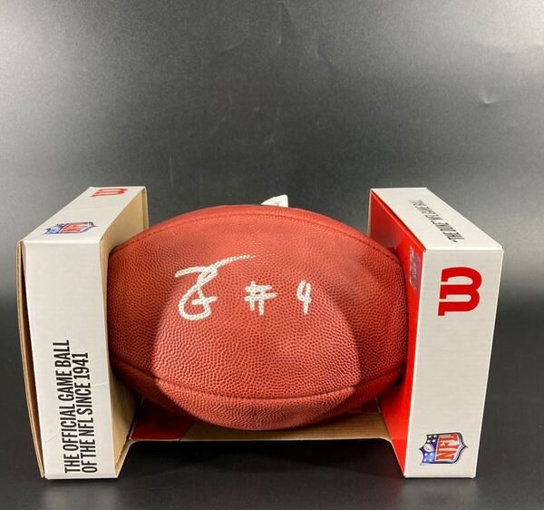 NFL - Ravens Zay Flowers Signed Authentic Football