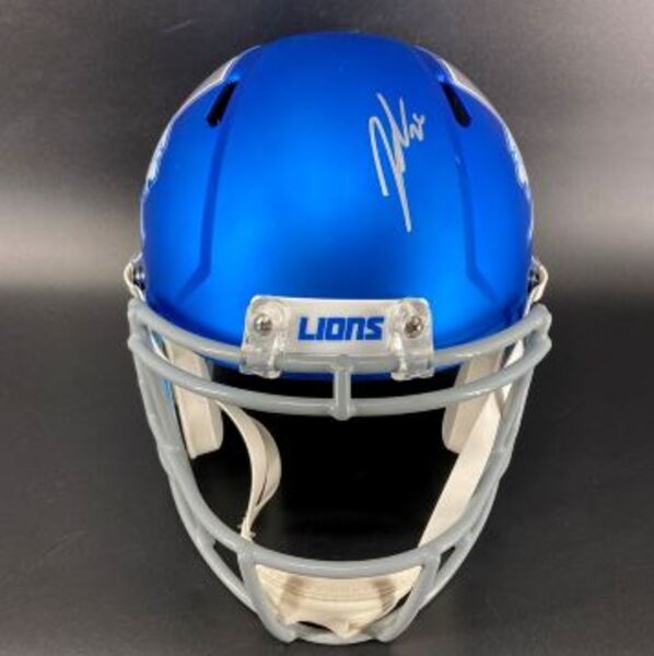 NFL - Lions Jahmyr Gibbs Signed Alternate Replica Speed Helmet