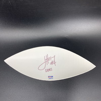 NFL - Lions Jason Hanson Signed White Panel