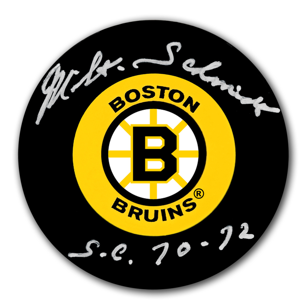 Milt Schmidt Boston Bruins SC Years Autographed Puck