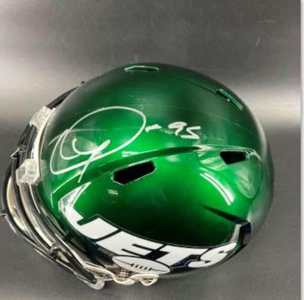 NFL - Jets Quinnen Williams Signed Alternate Replica Speed Helmet