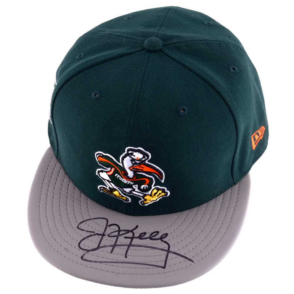 Jim Kelly Miami Hurricanes Autographed New Era Cap