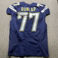 NFL - Chargers King Dunlap Game Issued Jersey Size 50