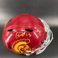 NFL - Bears Caleb Williams Signed USC Replica Speed Helmet