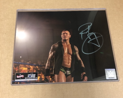 Randy Orton SIGNED WrestleMania 36 Exclusive Photo (Random Number)