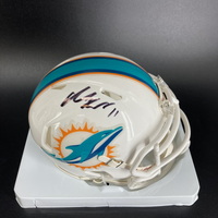 Dolphins - Mike Wallace Signed Mini Helmet