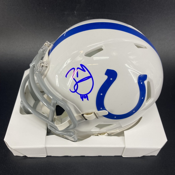 NFL - Colts Zaire Franklin Signed Mini Helmet