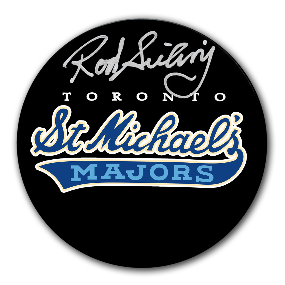 Rod Seiling Toronto St. Michaels Majors Autographed Puck
