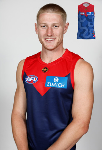 Photo of Melbourne Demons 2026 Indigenous Guernsey - Jacob van Rooyen #2