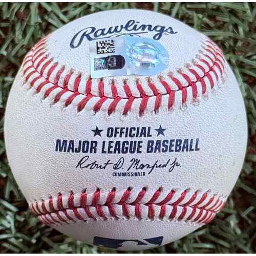 Photo of Game-Used Baseball: Roki Sasaki Los Angeles Dodgers 1 Pitch to Corey Seager - 1st Career Quality Start (MLB AUTHENTICATED)