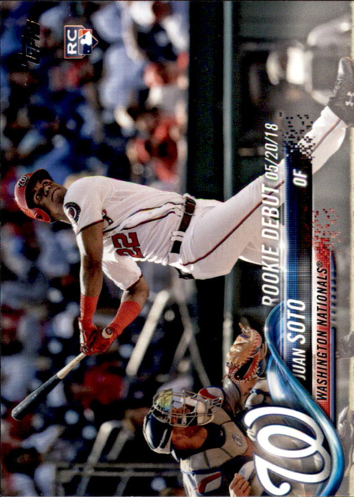 2018 Topps Update #US104 Juan Soto Rookie Debut