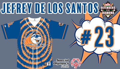 Marvel Defenders of the Diamond Night Jersey #23 Jefrey De Los Santos