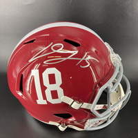NFL - Alabama Dallas Turner Signed Replica Speed Helmet