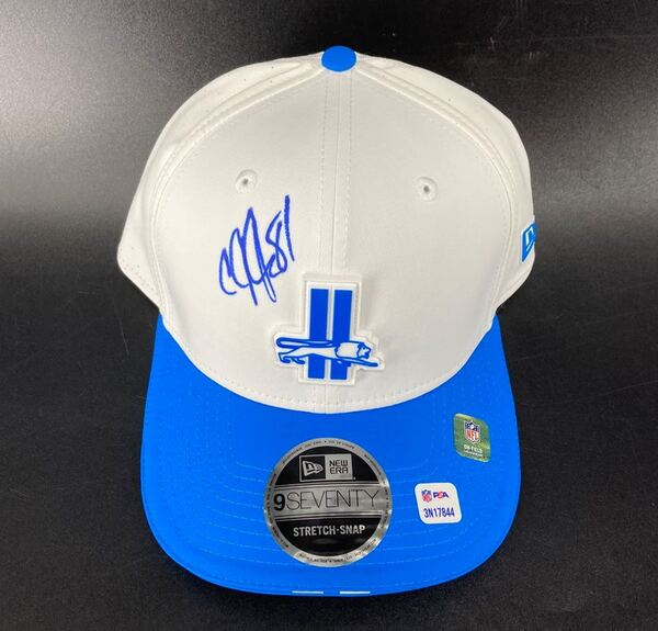 HOF - Lions Calvin Johnson Signed 2025 Training Cap Hat