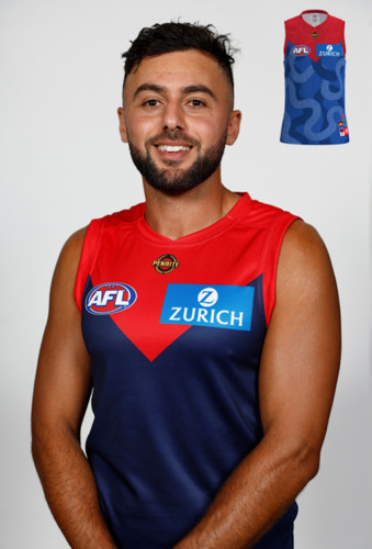 Photo of Melbourne Demons 2026 Indigenous Guernsey - Christian Salem #3