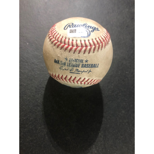 Game Used Baseball: Batter: Kyle Seager (2 Run Home Run) To Tie Jay Buhner For 4th Most Hits In Mariners History. Pitcher: Jordan Lyles- Bottom 1st (TEX @ SEA -9/6/2020)