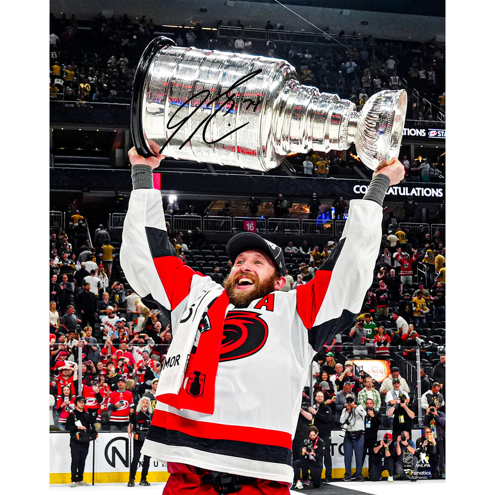 Jaccob Slavin Carolina Hurricanes Autographed 11