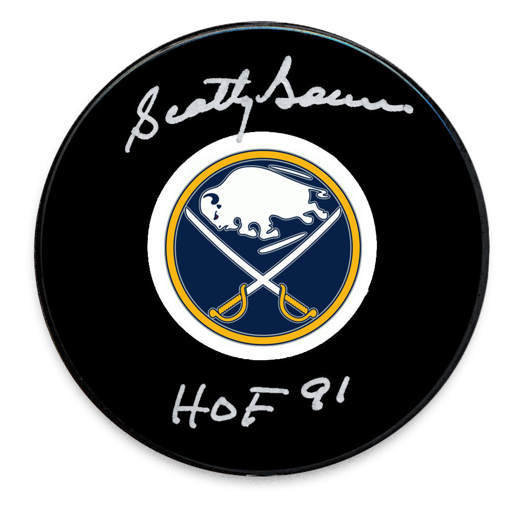 Scotty Bowman Buffalo Sabres HOF Autographed Puck