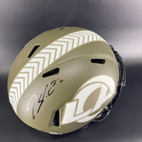 NFL - Rams Blake Corum Signed Authentic STS Speed Helmet