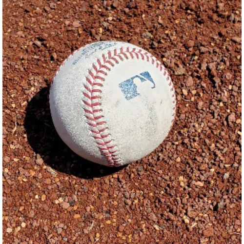 2021 Game-Used Baseball - Max Scherzer Final Strikeout with Nationals