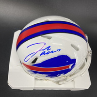 Bills - Josh Allen Signed Mini Helmet